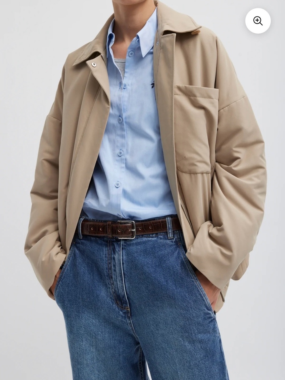 Tibi Clyde Padding Shirt Jacket